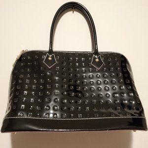 Arcadia Patent Leather Satchel